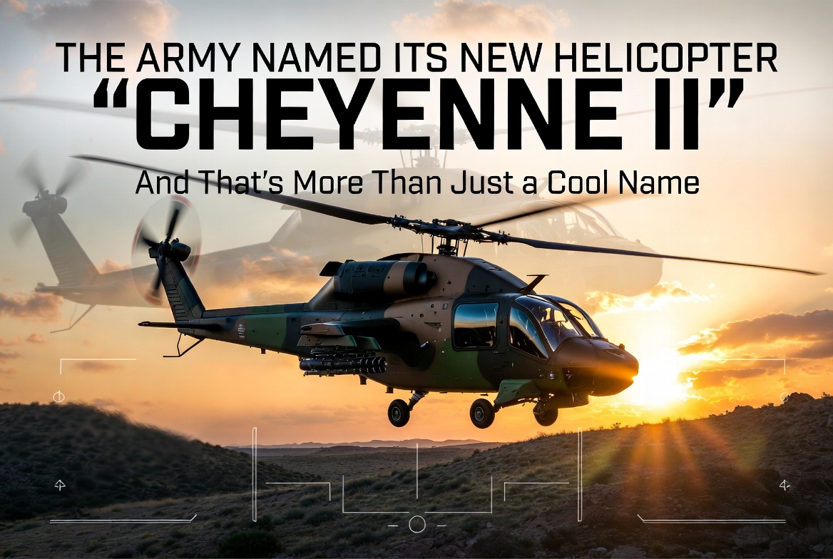 The Army Named Its New Helicopter 'Cheyenne II' And That's More Than Just a Cool Name