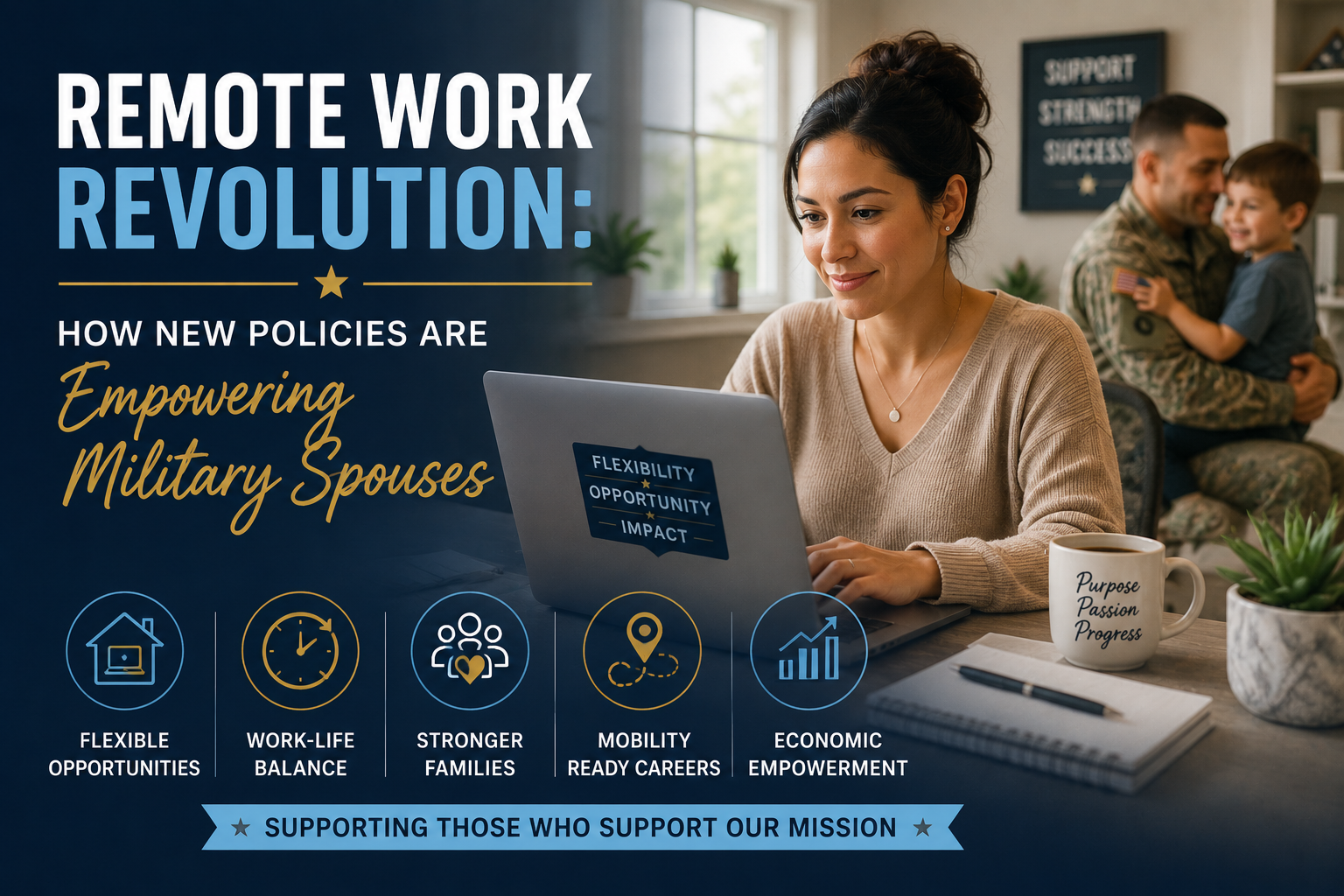 Remote Work Revolution: How New Policies are Empowering Military Spouses