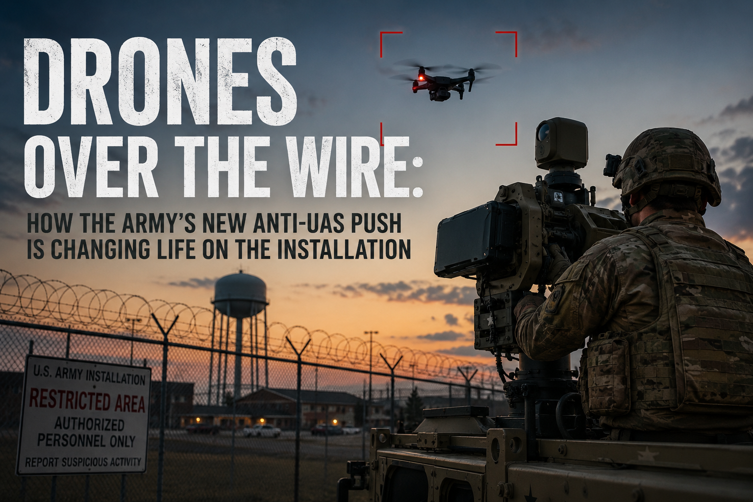 Drones Over the Wire: How the Army's New Anti-UAS Push Is Changing Life on the Installation