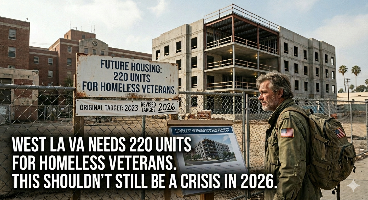 West LA VA Needs 220 Units for Homeless Veterans. That Shouldn't Still Be a Crisis in 2026.