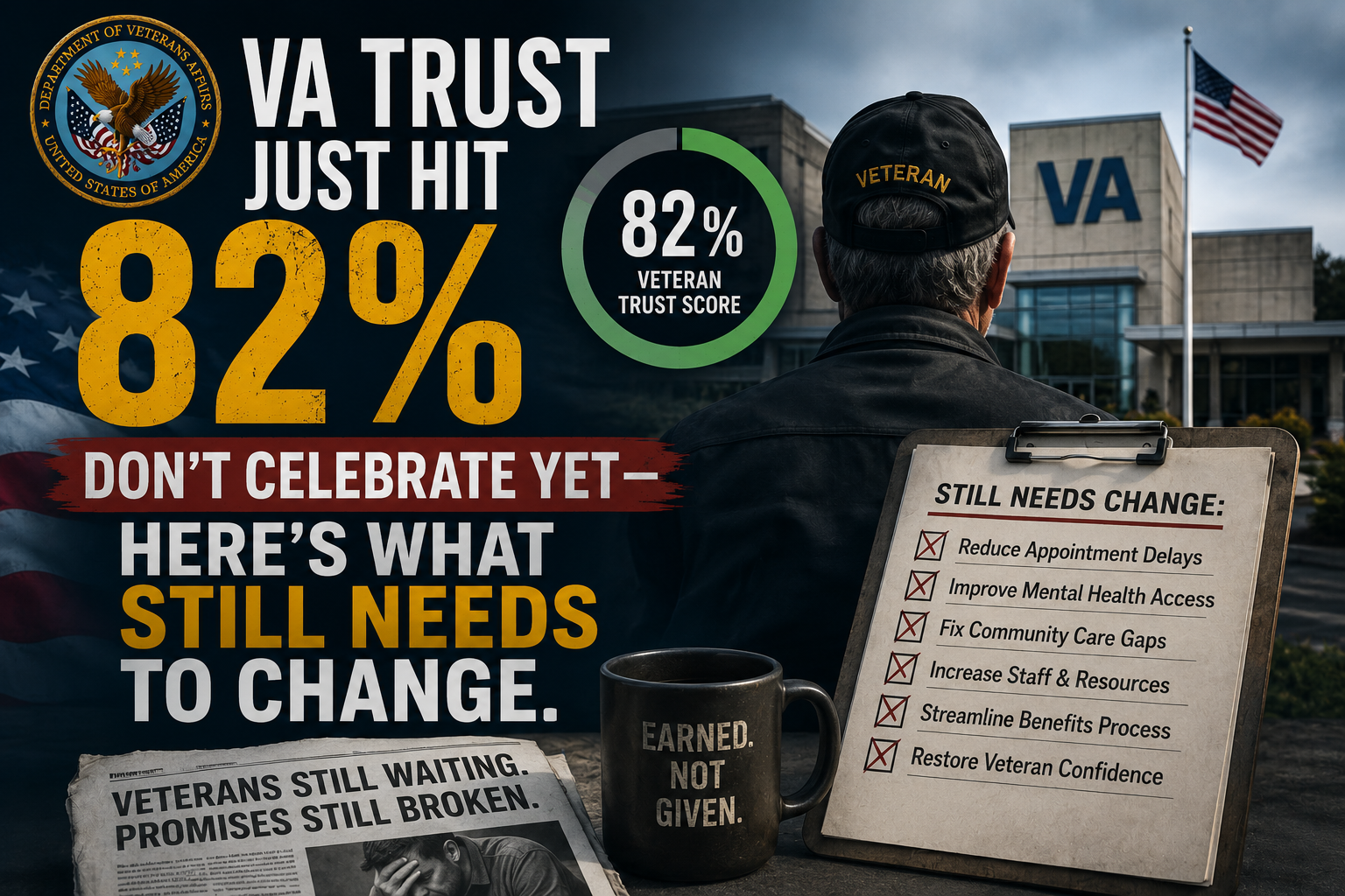 VA Trust Just Hit 82%. Don't Celebrate Yet — Here's What Still Needs to Change.